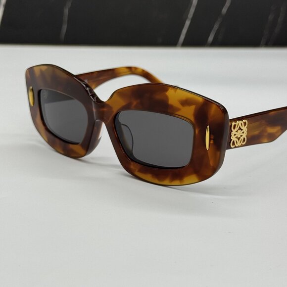 NEW LOEWE LW40114F 53A WOMEN SUNGLASSES HAVANA LOEWE EYEWEAR main image 6